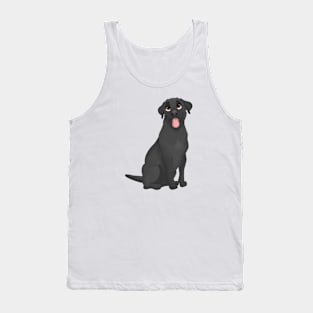 Black Labrador Retriever Dog Tank Top